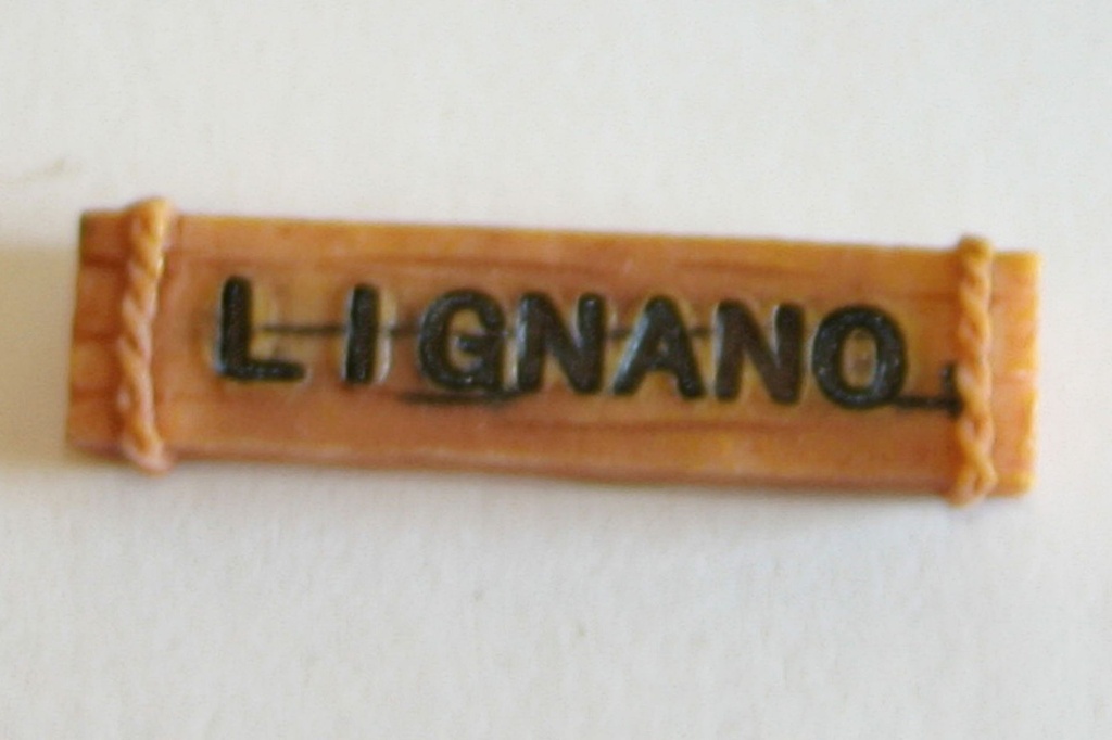 TARGHETTE RESINA CM 3x0,7 LIGNANO 