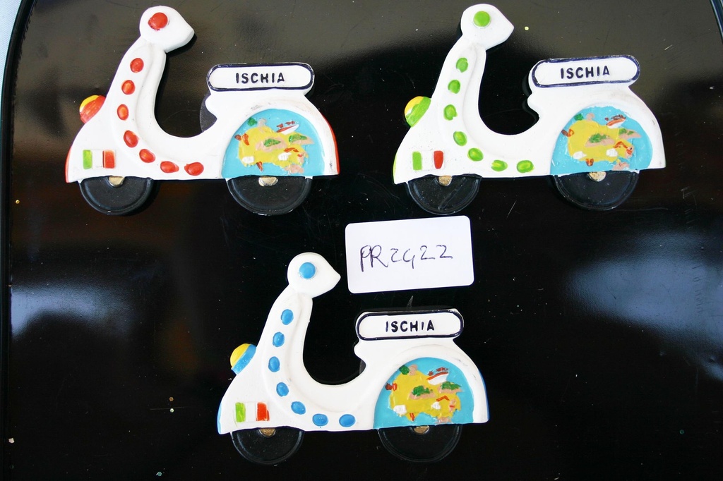 MAGNETE RESINA VESPETTA ISCHIA 3 COL.ASS. 