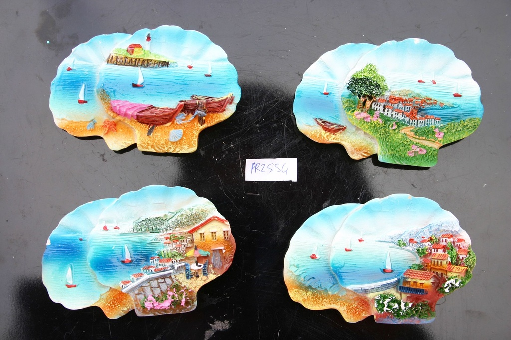 MAGNETE RESINA DOPPIA CAPPASANTA C/VEDUTA 4 MOD.AS 