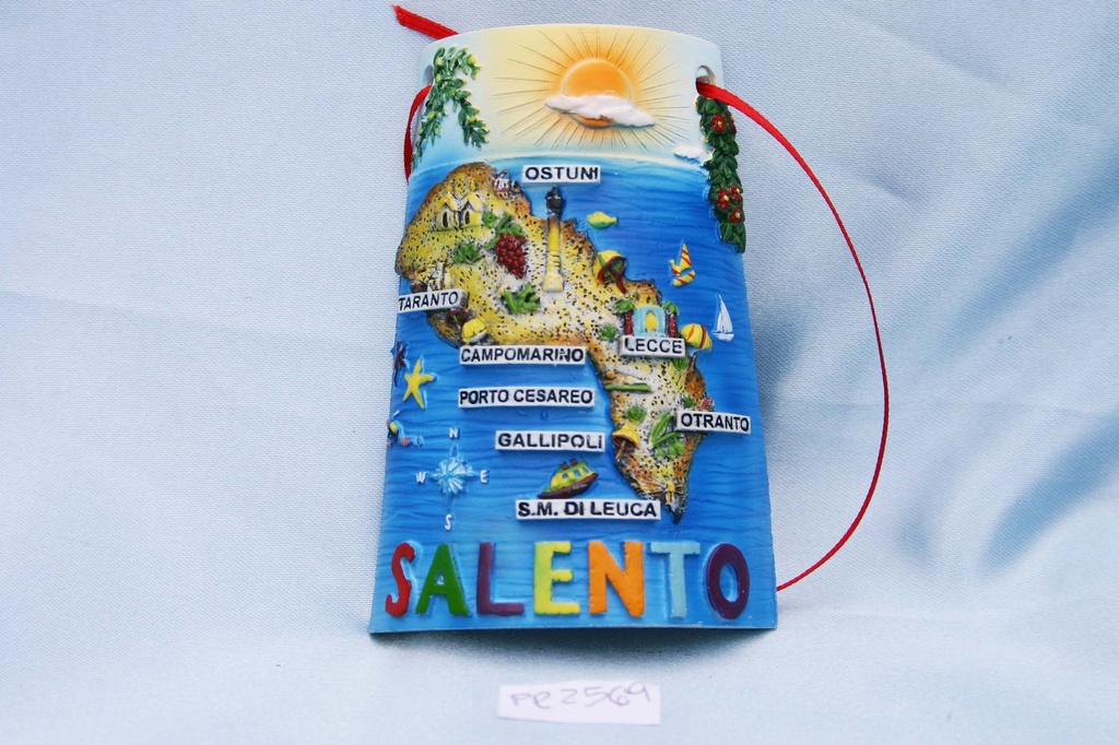 TEGOLA RESINA C/VEDUTA MAPPA SALENTO 