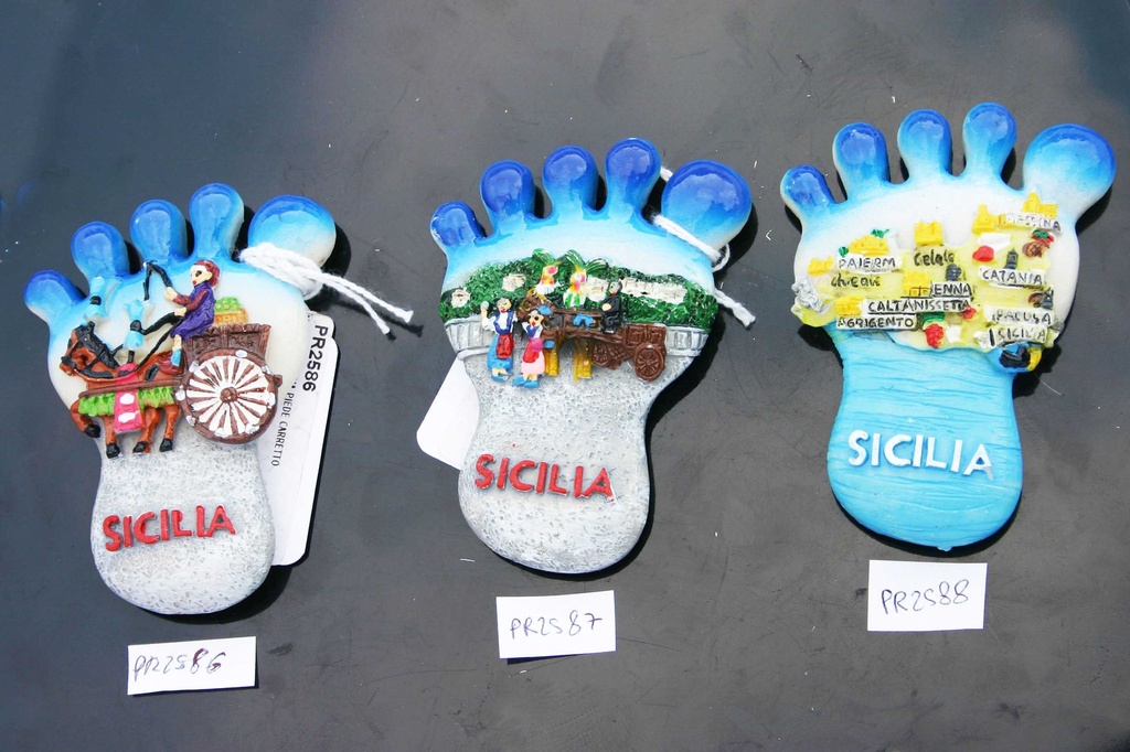 MAGNETE RESINA PIEDE CARRETTO SICILIA 