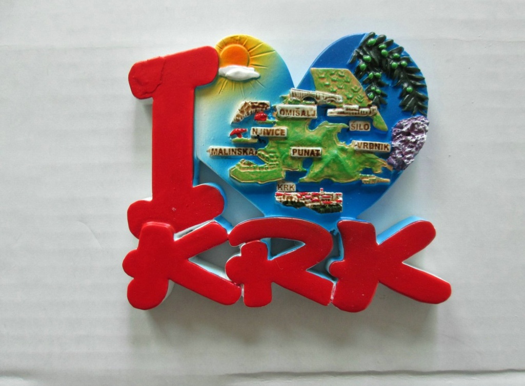 MAGNET OD SMOLE I LOVE KRK 