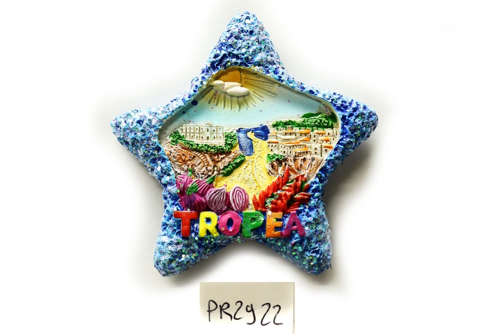 MAGNETE RESINA STELLA C/VEDUTA TROPEA 