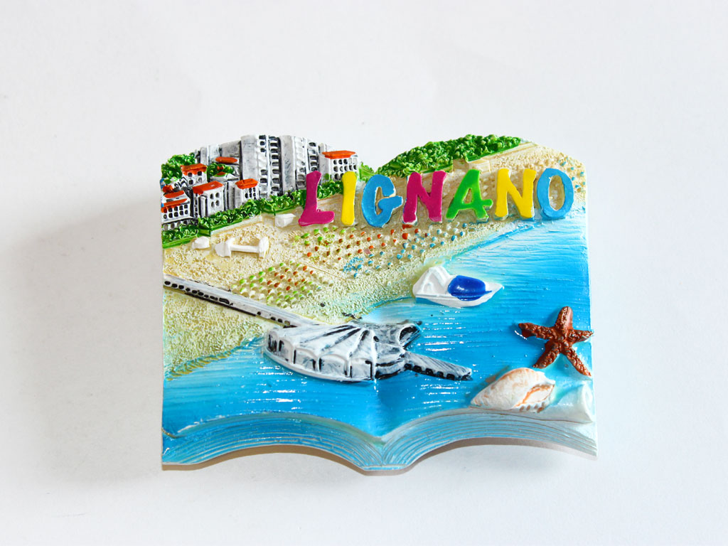 MAGNETE LIBRO RESINA LIGNANO 