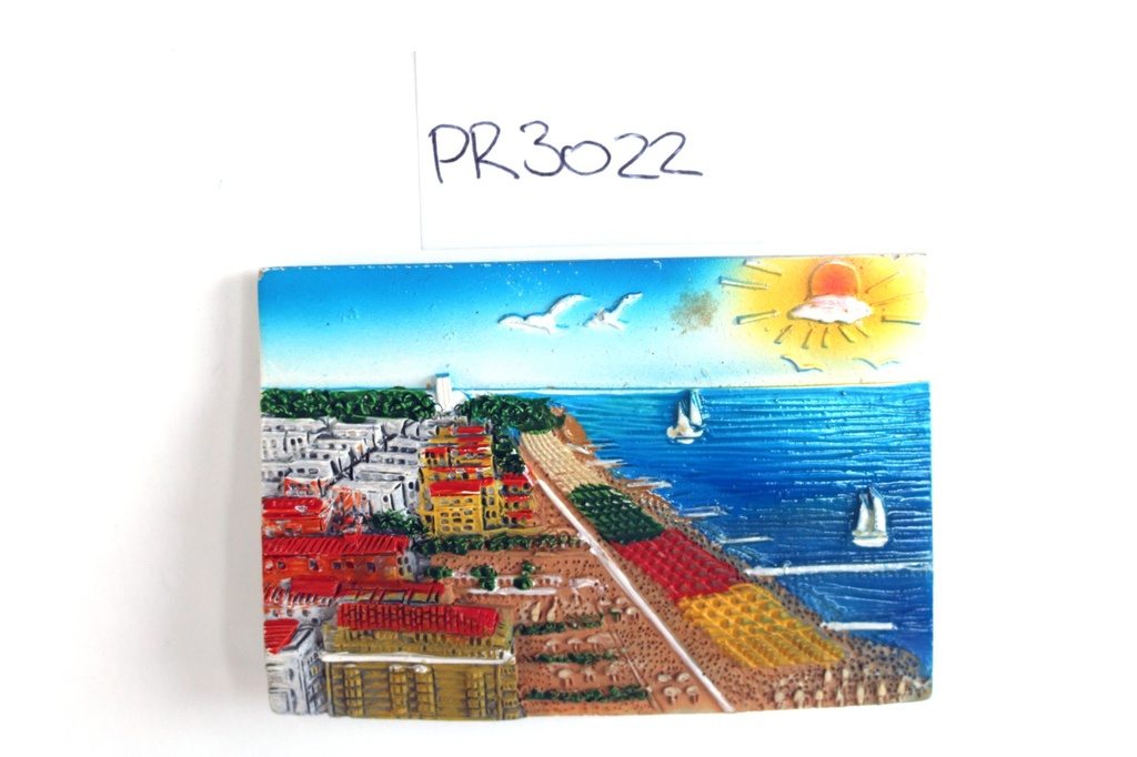 MAGNETE RESINA VEDUTA RIVIERA ADRIATICA 