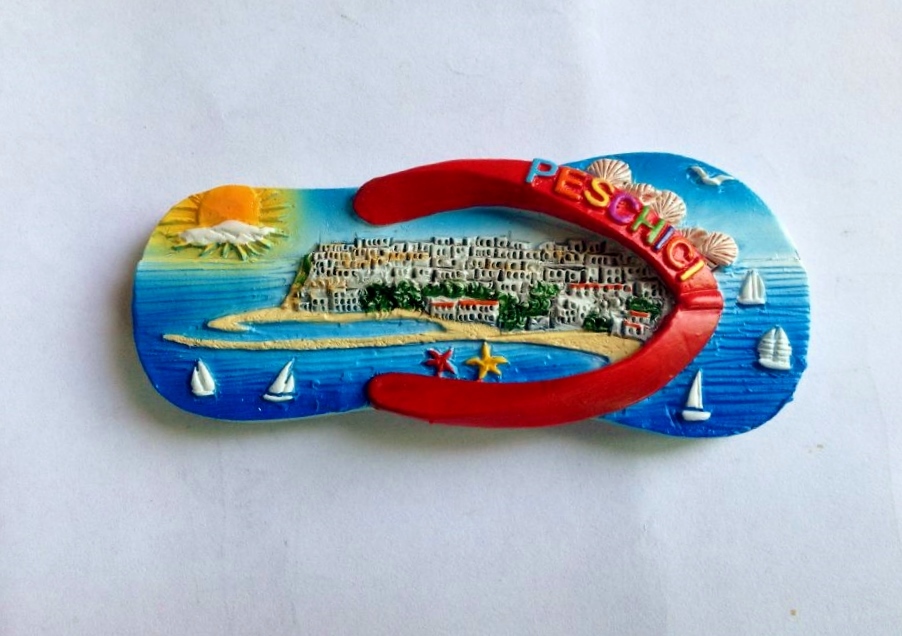 MAGNETE RESINA CIABATTINA PESCHICI 