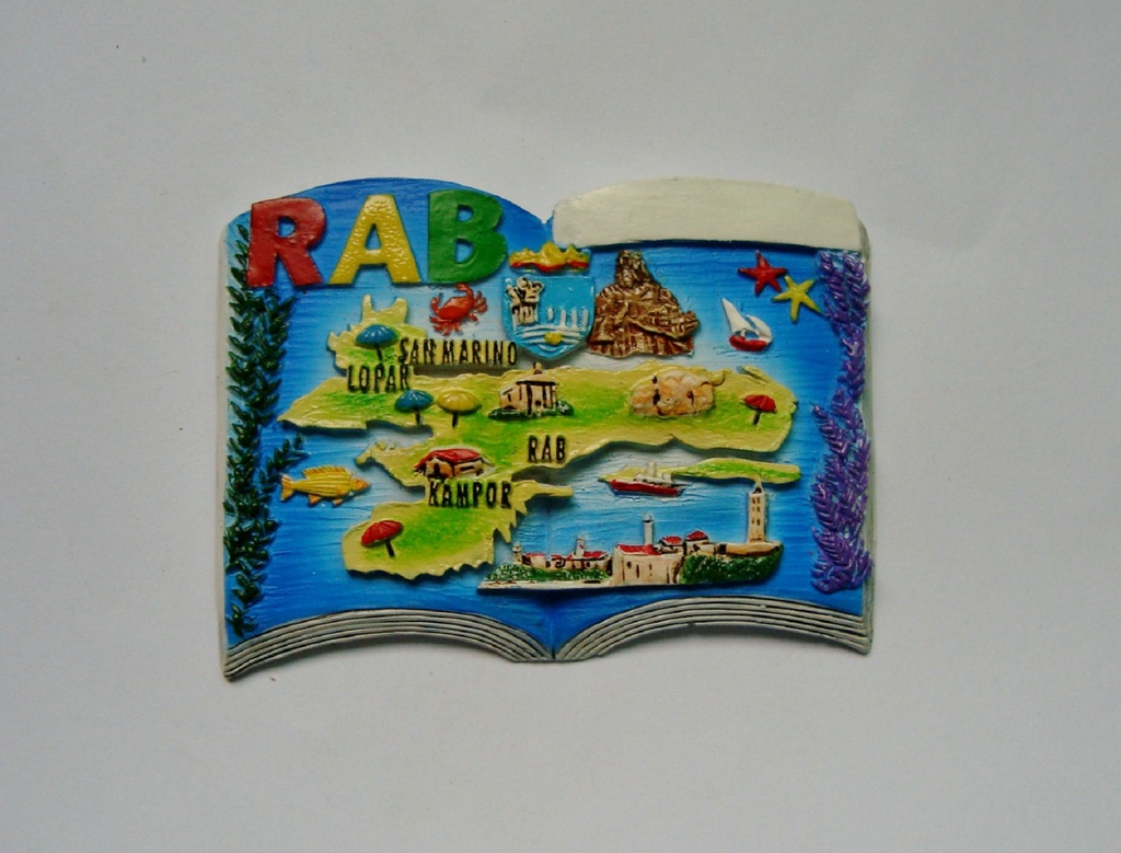 MAGNETE RESINA LIBRO RAB 