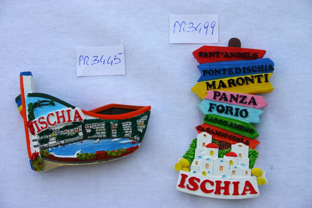 MAGNETE RESINA CARTELLI STRADALI ISCHIA 