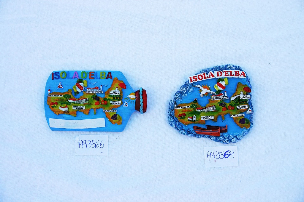 MAGNETE RESINA BOTTIGLIA ISOLA D'ELBA 