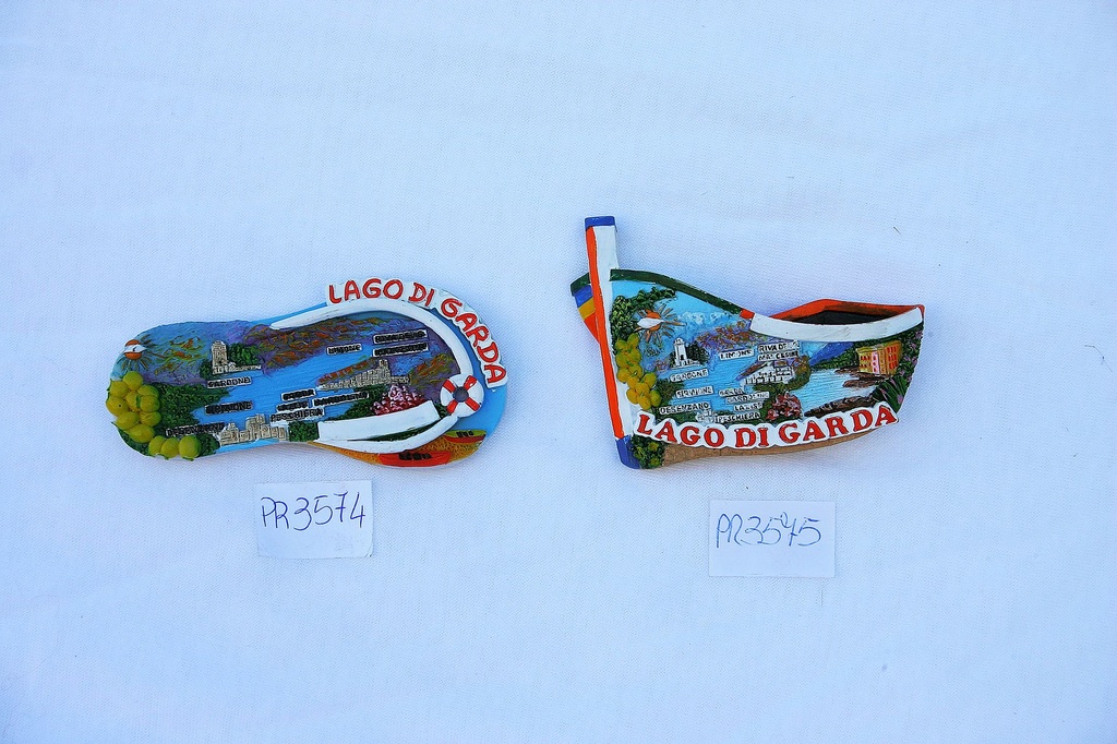 MAGNETE RESINA CIABATTA LAGO DI GARDA 
