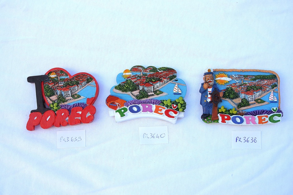 MAGNET OD SMOLE I LOVE POREČ