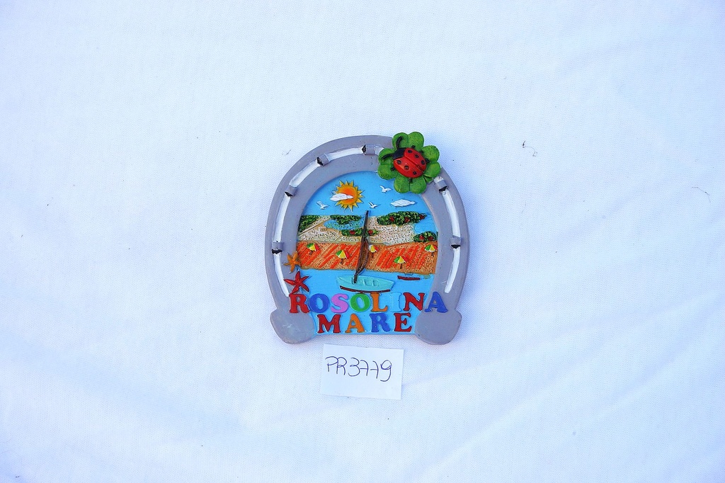 MAGNETE RESINA FERRO DI CAVALLO VEDUTA ROSOLINA 