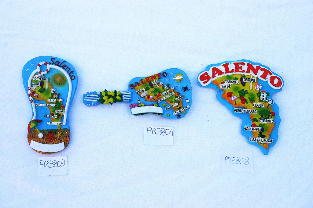 MAGNETE RESINA CHITARRA MAPPA SALENTO 