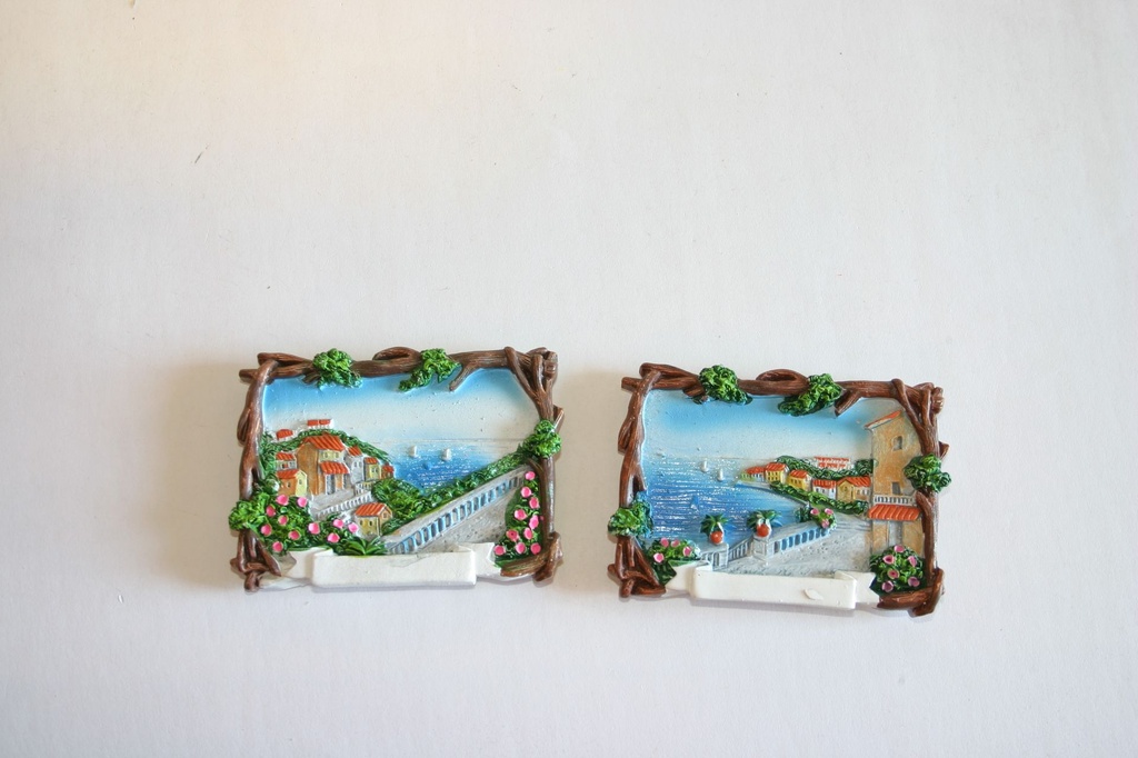 MAGNETE RESINA INTRECCIO RAMI C/VEDUTA 2 MOD 