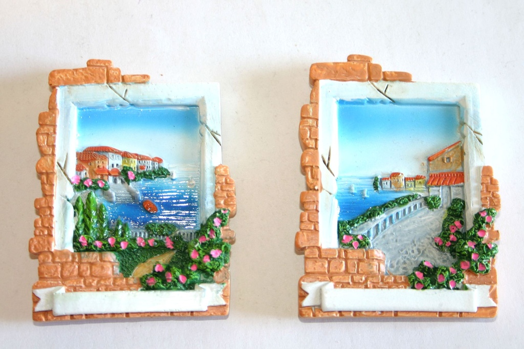 MAGNETE RESINA MURO C/VEDUTA 2 MOD 