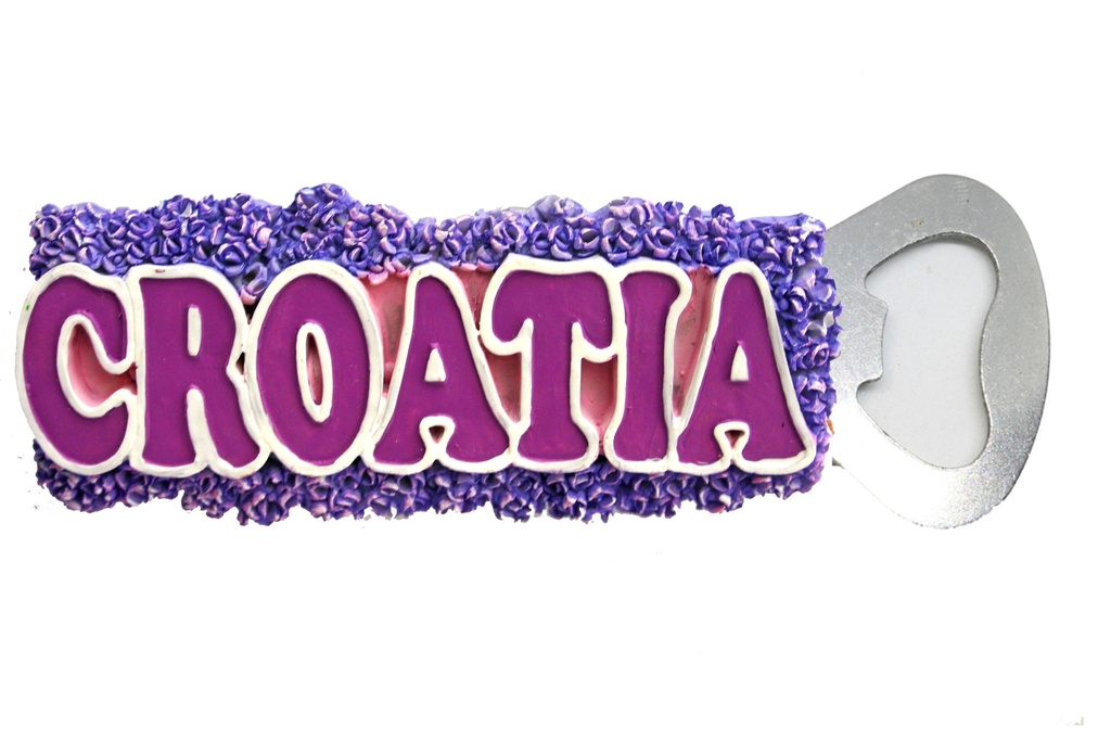 MAGNET OD SMOLE OTVARAČ ZA BOCE  CROATIA 