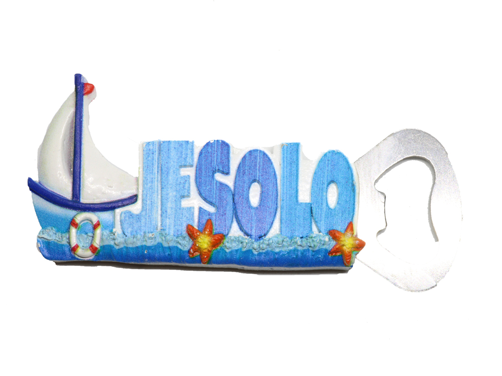 MAGNETE APRIBOTTIGLIA PAROLE JESOLO BIANCO/BLU 