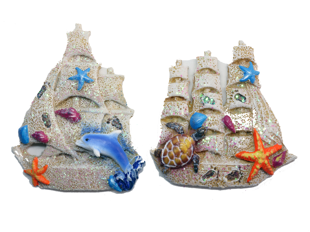 MAGNETE RESINA BARCA 2 MOD ASS 