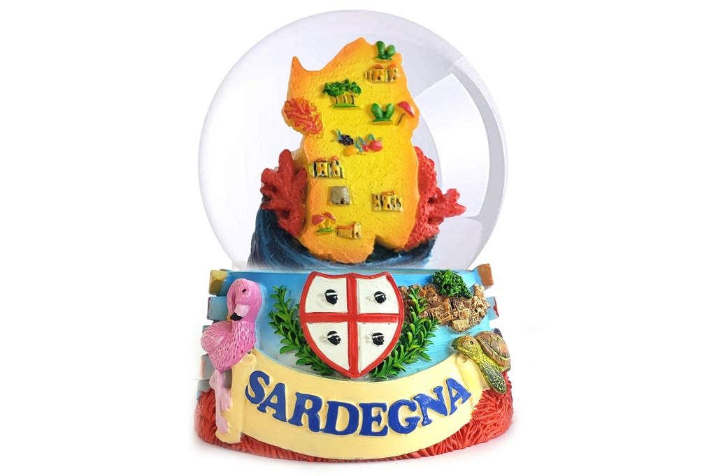 BOLLA NEVE MAPPA SARDEGNA 65 MM 