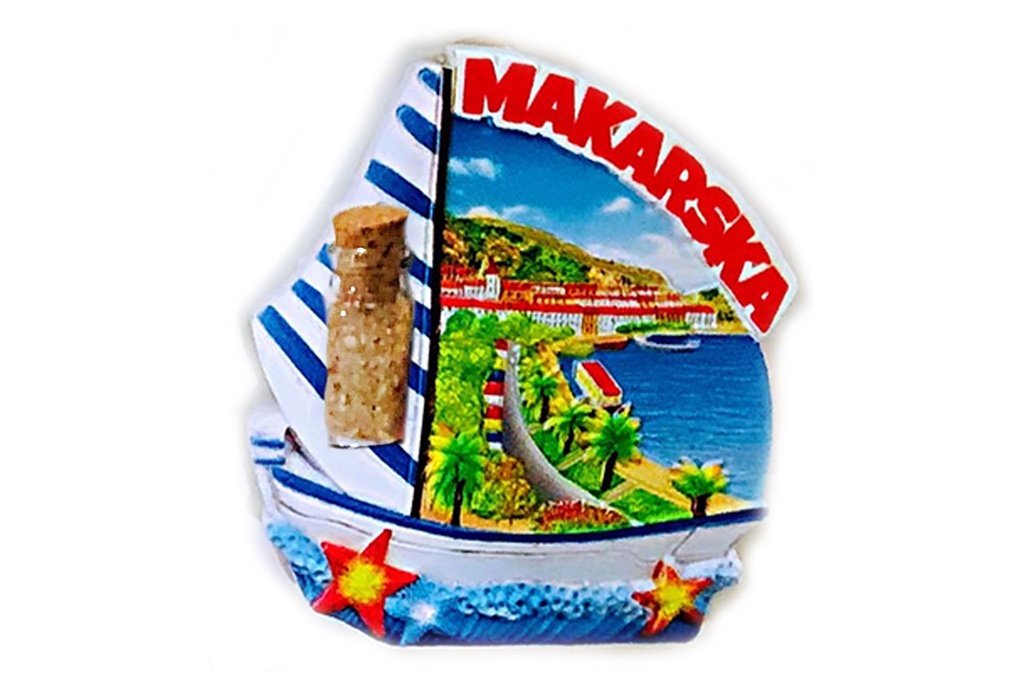 MAGNET OD SMOLE S BOČICOM MAKARSKA 