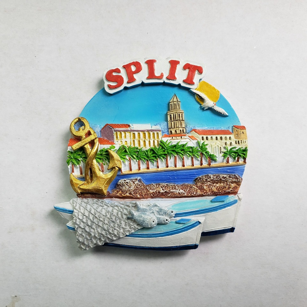 MAGNETE OVALE DUE BARCHE SPLIT 