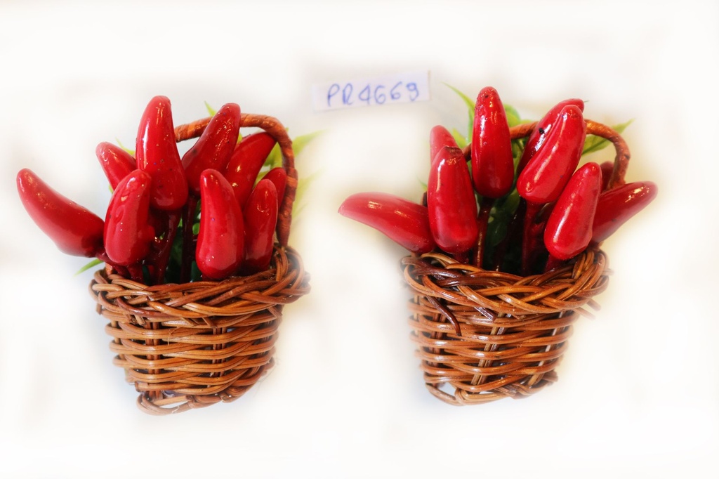 MAGNETE RESINA CESTO PEPERONCINI 