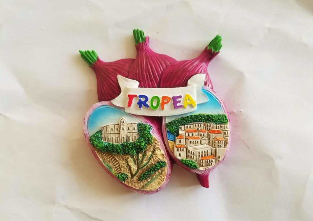 MAGNETE CIPOLLE DUE VEDUTE TROPEA 