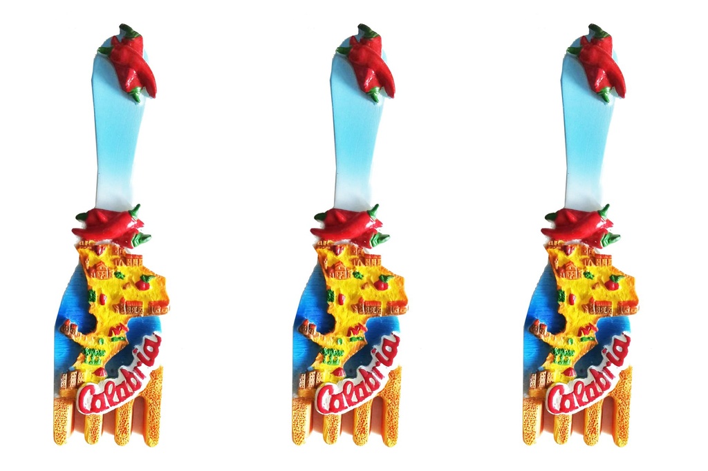 MAGNETE RESINA  FORCHETTA CALABRIA 