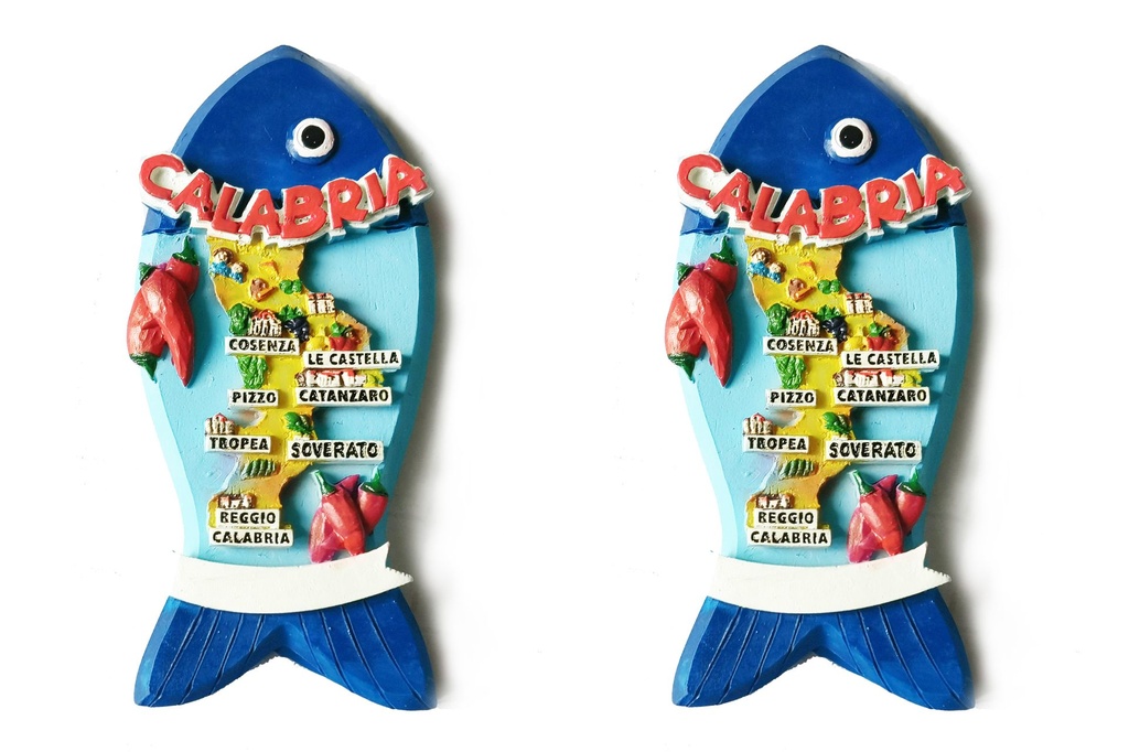 MAGNETE RESINA PESCE CALABRIA 