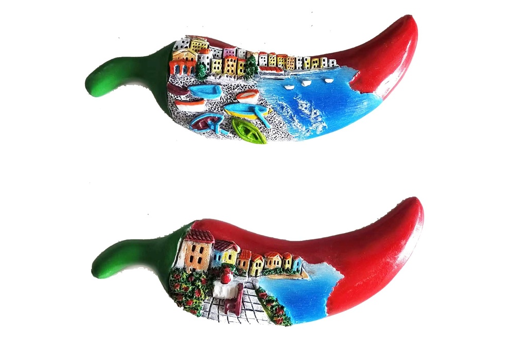 MAGNETE RESINA PEPERONCINO VEDUTA 2 ASS 