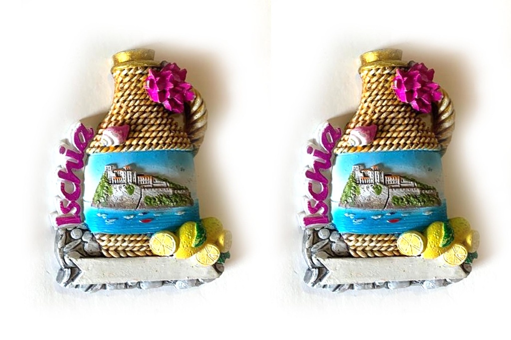 MAGNETE RESINA BOTTIGLIA ISCHIA 