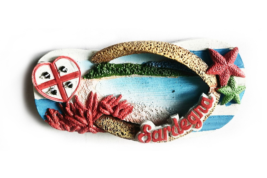 MAGNETE RESINA CIABATTA SARDEGNA 