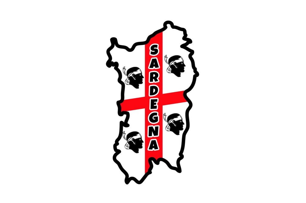 MAGNETE RESINA ISOLA SARDEGNA 4 MORI 