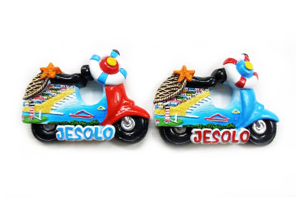 MAGNETE RESINA VEDUTA MOTORINO JESOLO 