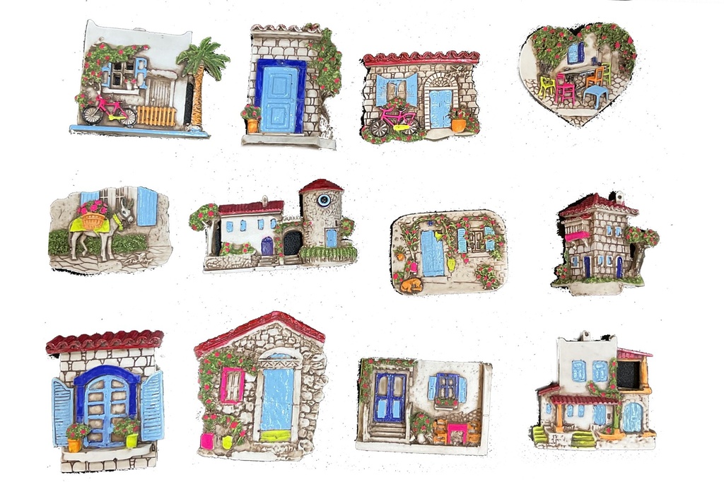 MAGNETE DIPINTO CASETTA 7 MOD ASS 