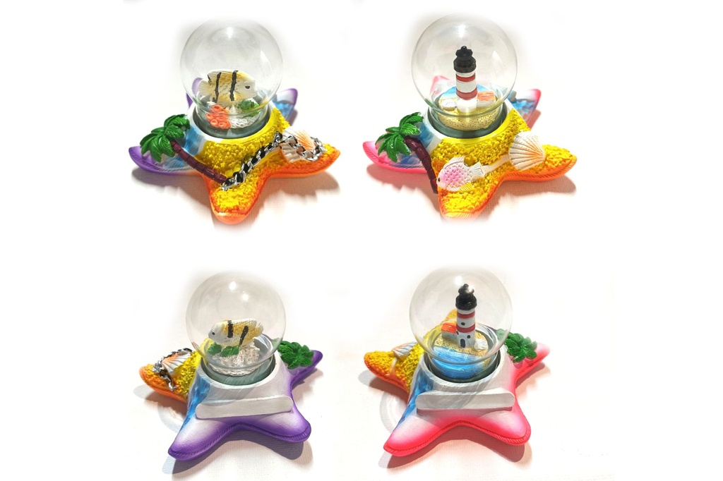 BOLLE RESINA SU TARTARUGA CON SOGG MARINI 