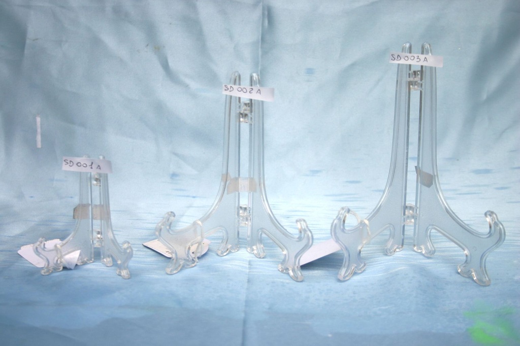 STAND PLASTICA TRASPARENTE MINI CM 8 