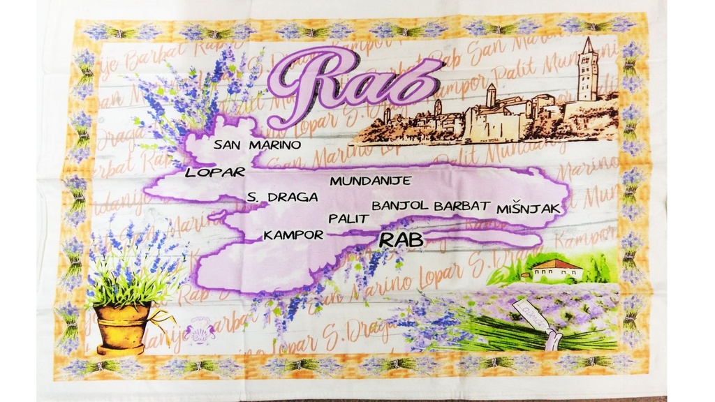 KUHINJSKA KRPA 50*70 CM RAB 