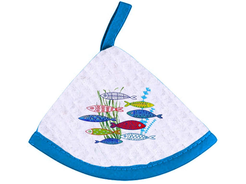 PRESINA CONO RICAMO PESCI 