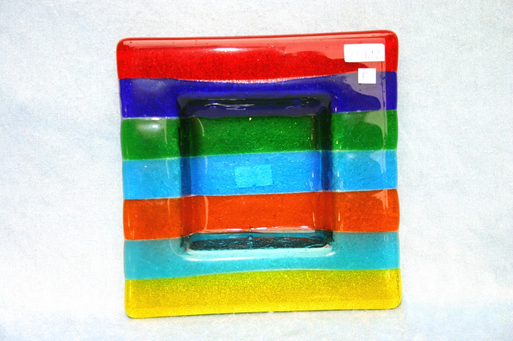 STAKLENI TANJUR  16x16  