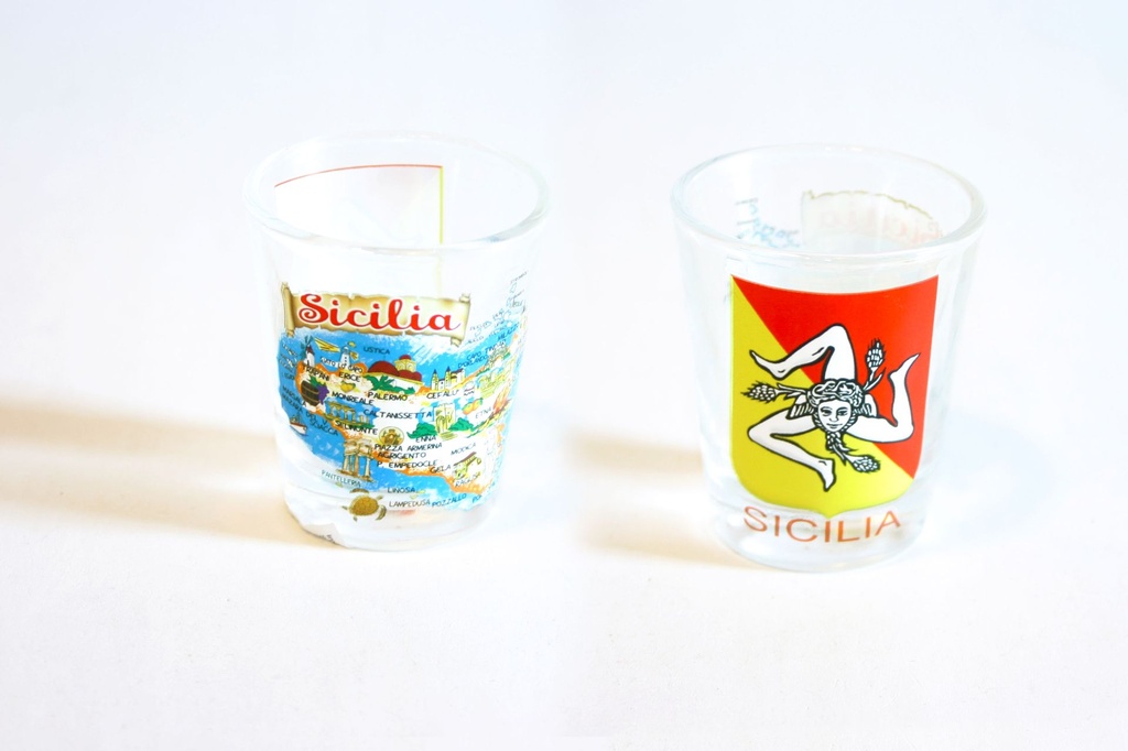 BICCHIERINO VETRO SICILIA 