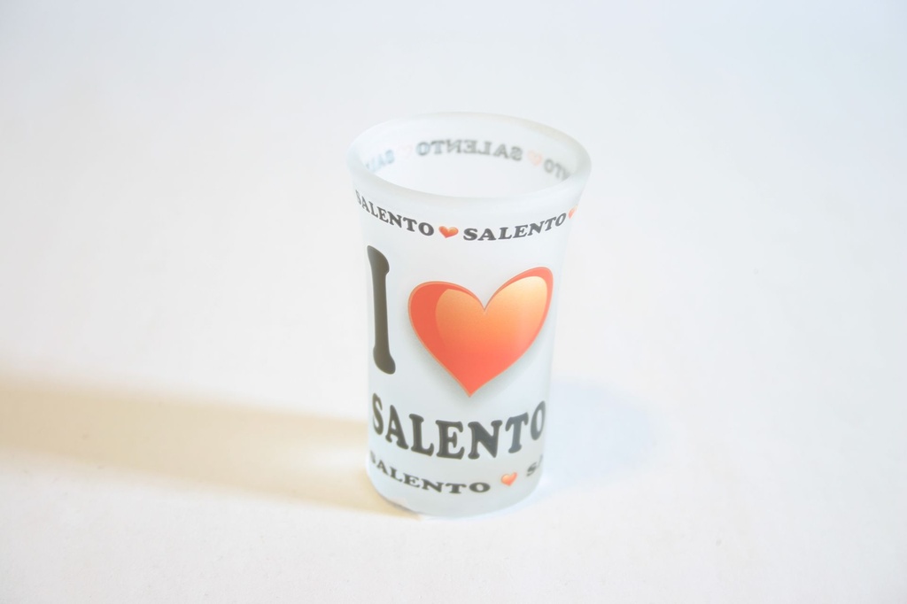 BICCHIERINO VETRO SATINATO SALENTO 