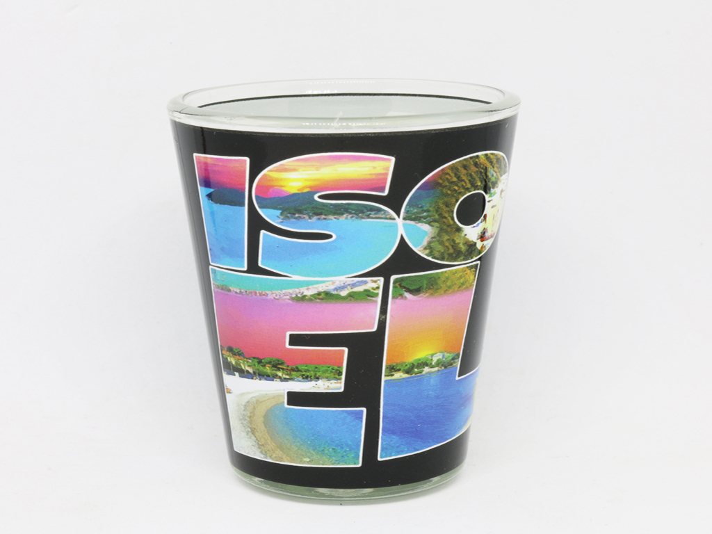 SHOT GLASS VETRO ISOLA D'ELBA 