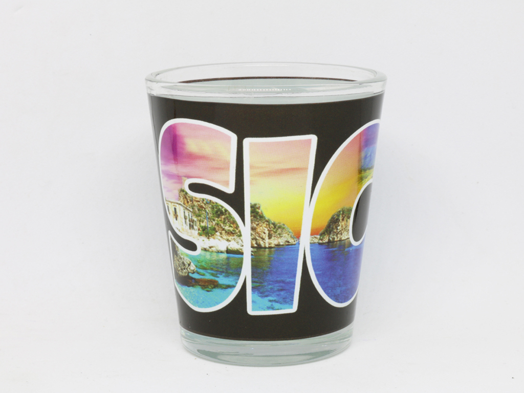 SHOT GLASS VETRO SICILIA 