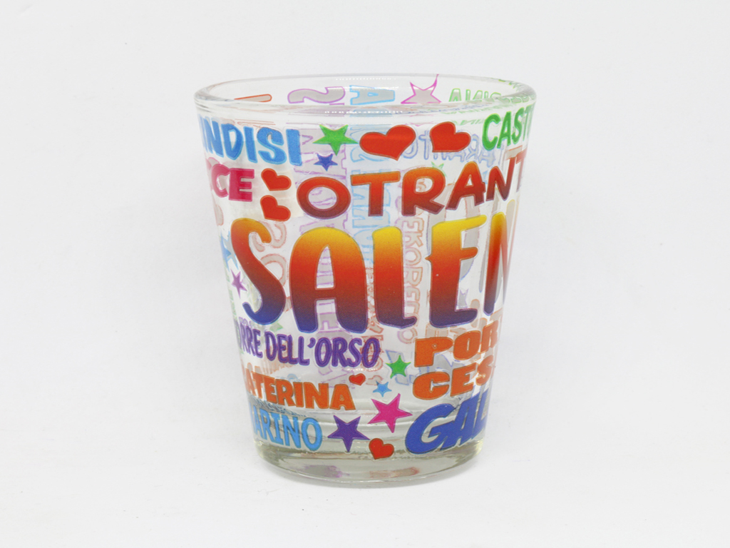 SHOT GLASS VETRO 10OZ PAROLE SALENTO 
