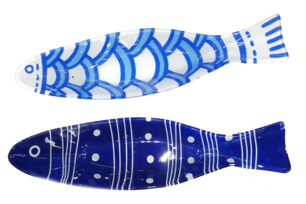 PESCE VETRO 2 MOD ASS 6.8*25.6 CM 
