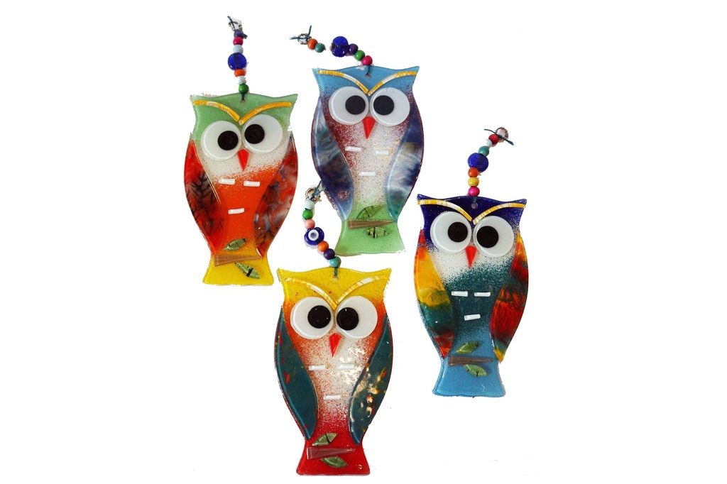 STAKLENA SOVA  27*11 CM  