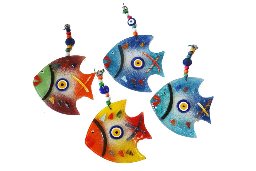 STAKLENA RIBA 19*12 CM  