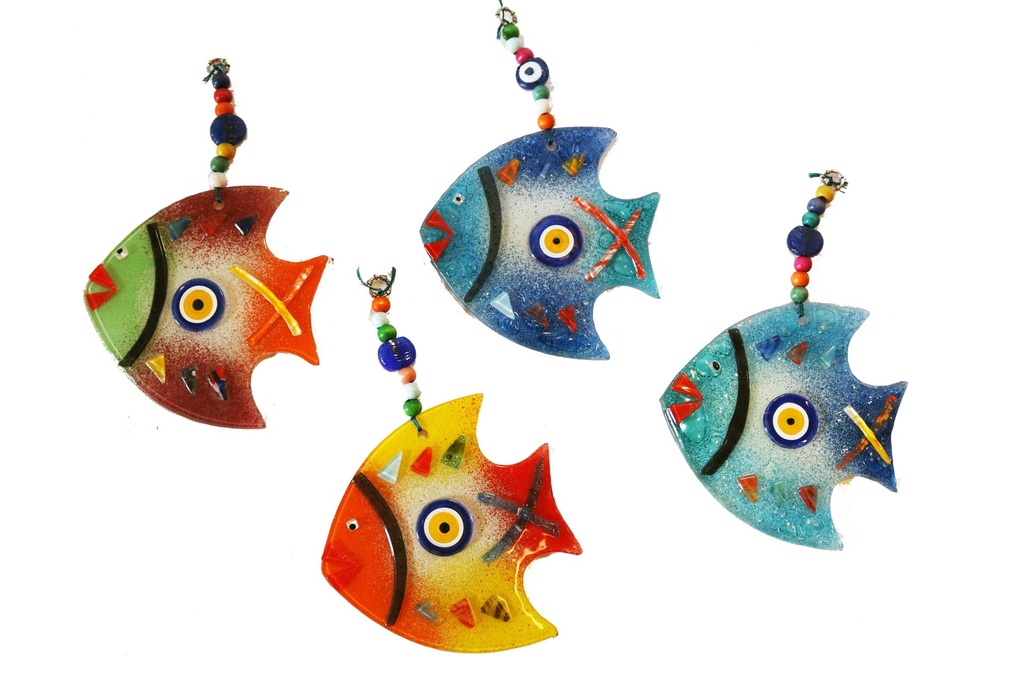 STAKLENA RIBA  22.5*14 CM  