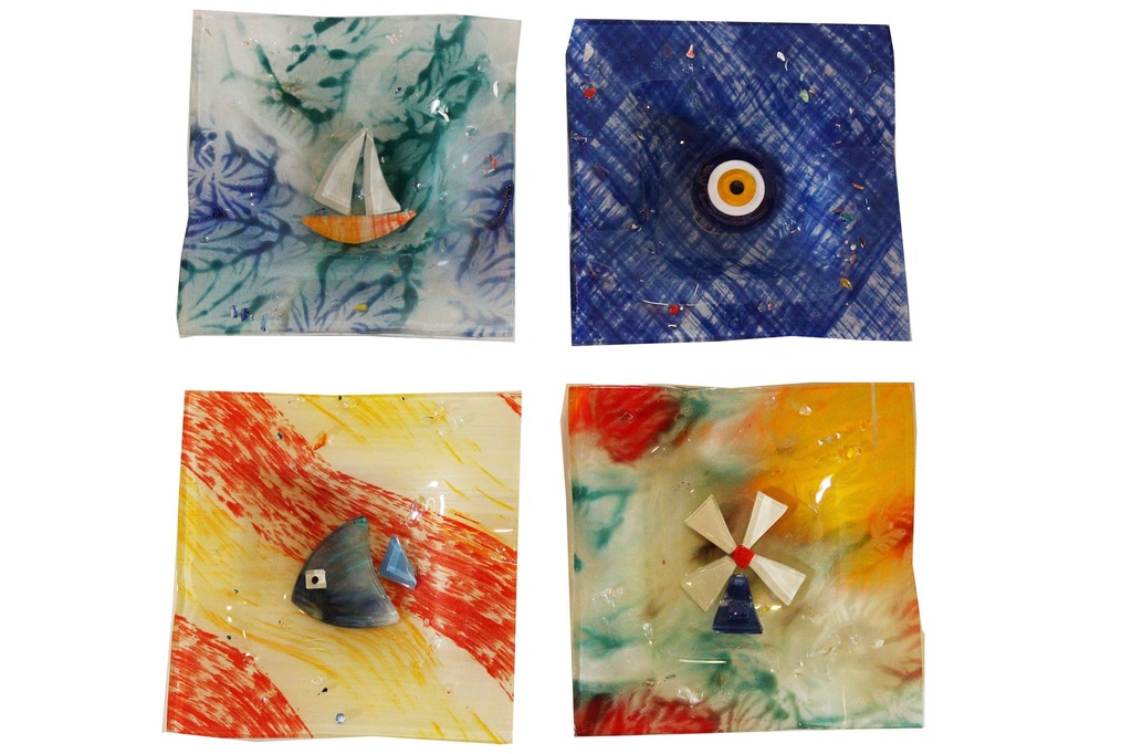 STAKLENI TANJURIĆ 10*10 CM  